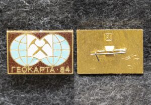 Знак Геология Геокарта 1984 год