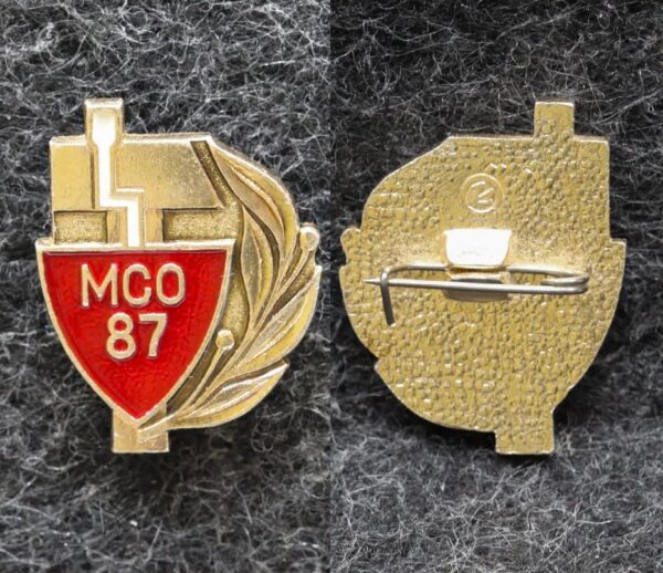 Знак Студенческие строительные отряды МСО 1987 год