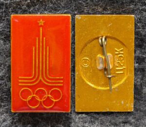 Знак Олимпиада Москва 1980 год Эмблема