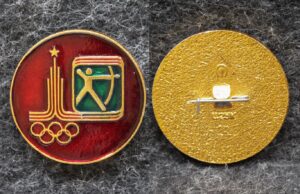Знак Олимпиада Москва 1980 год Стрельба из лука