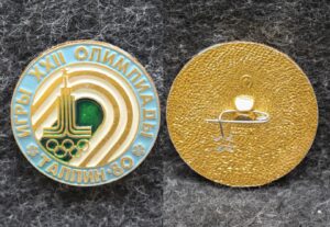 Знак Олимпиада Москва 1980 год Таллин Эмблема