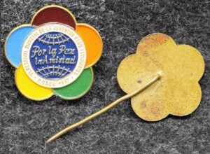 Знак Фестиваль дружбы молодёжи 1957 год