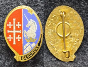 Знак Франция 1-й гусарский парашютно-десантный полк