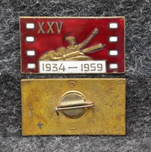 Знак 25 лет киноленте Чапаев 1934 - 1959 гг